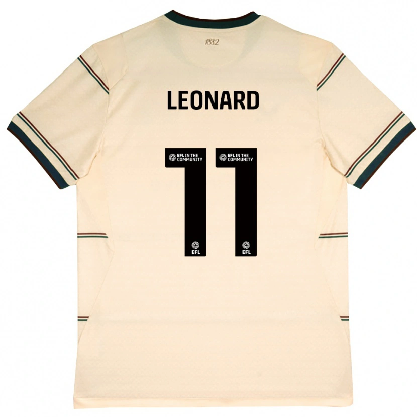 Danxen Enfant Maillot Tambwe Leonard #11 Beige Bourgogne Tenues Extérieur 2026/27 T-Shirt