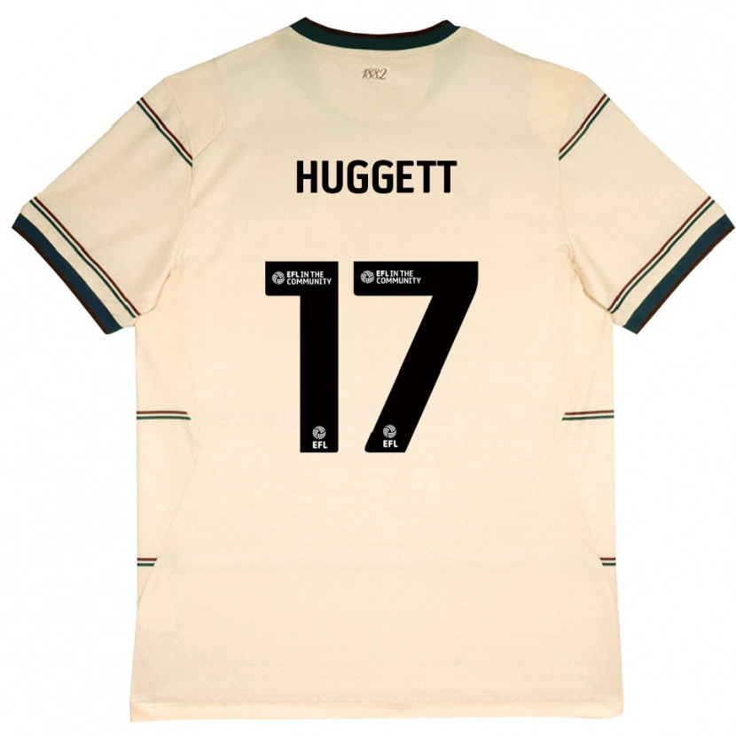 Danxen Enfant Maillot Aiden Huggett #17 Beige Bourgogne Tenues Extérieur 2026/27 T-Shirt