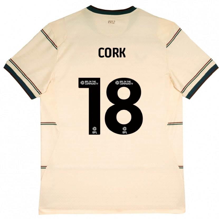 Danxen Enfant Maillot Jack Cork #18 Beige Bourgogne Tenues Extérieur 2026/27 T-Shirt