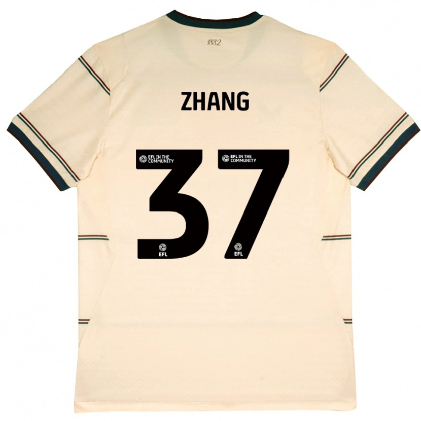 Danxen Enfant Maillot Jiaming Zhang #37 Beige Bourgogne Tenues Extérieur 2026/27 T-Shirt