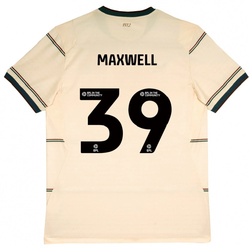 Danxen Enfant Maillot Danielle Maxwell #39 Beige Bourgogne Tenues Extérieur 2026/27 T-Shirt