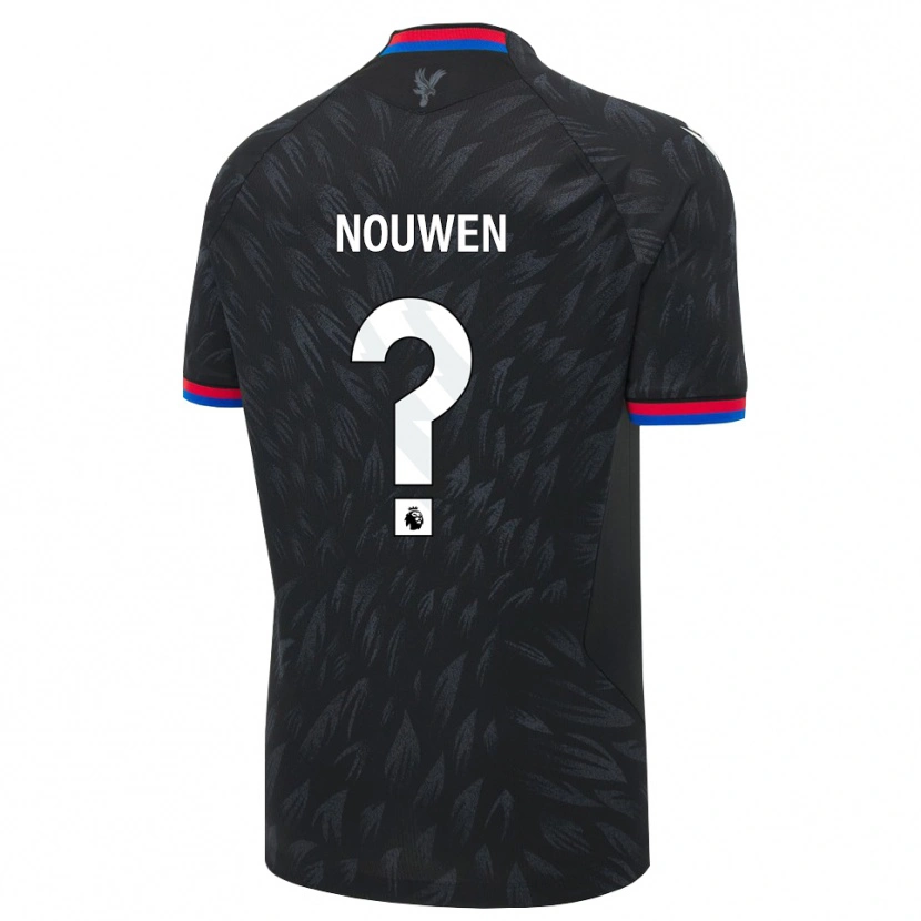 Danxen Enfant Maillot Aniek Nouwen #0 Noir Bleu Rouge Tenues Extérieur 2026/27 T-Shirt