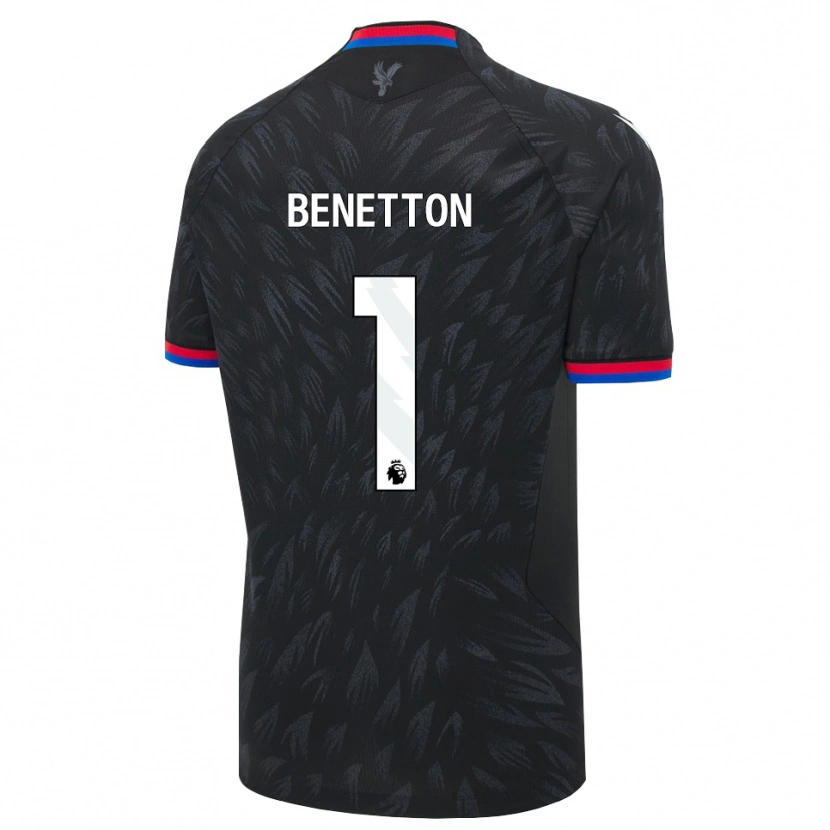 Danxen Enfant Maillot Lucca Benetton #1 Noir Bleu Rouge Tenues Extérieur 2026/27 T-Shirt
