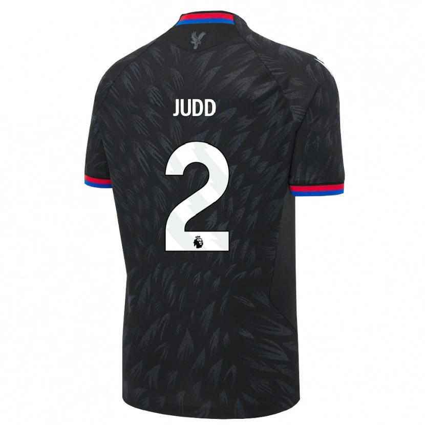 Danxen Enfant Maillot Jasper Judd #2 Noir Bleu Rouge Tenues Extérieur 2026/27 T-Shirt