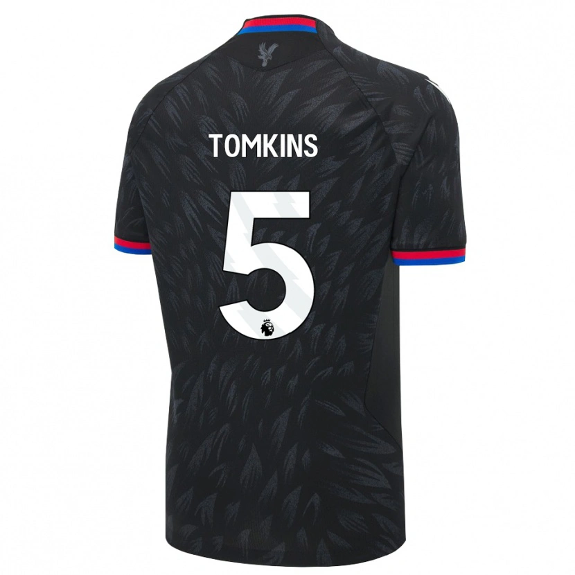 Danxen Enfant Maillot James Tomkins #5 Noir Bleu Rouge Tenues Extérieur 2026/27 T-Shirt