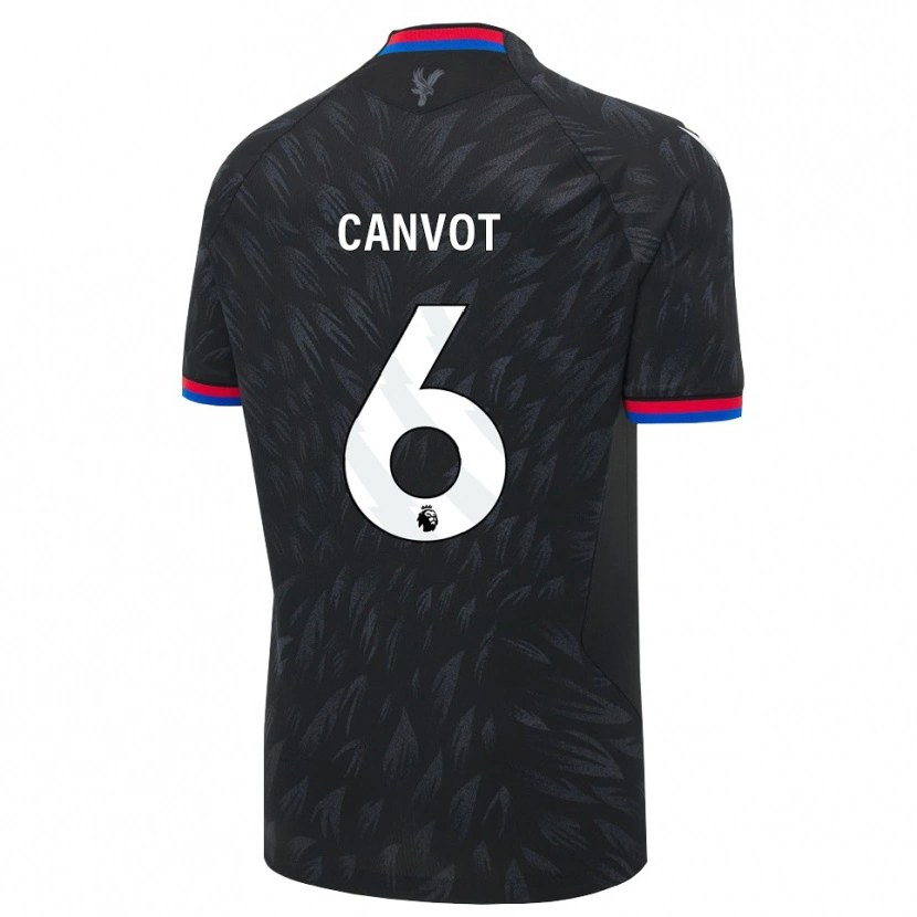 Danxen Enfant Maillot Jaydee Canvot #6 Noir Bleu Rouge Tenues Extérieur 2026/27 T-Shirt