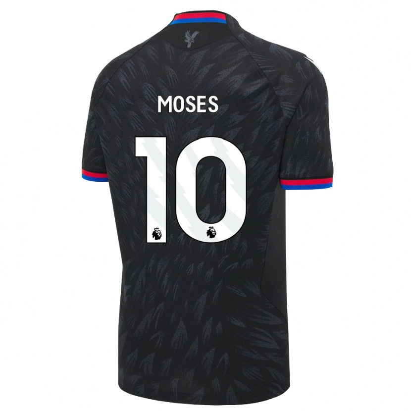 Danxen Enfant Maillot Kayden Moses #10 Noir Bleu Rouge Tenues Extérieur 2026/27 T-Shirt