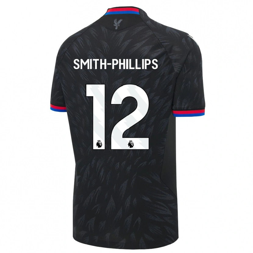 Danxen Enfant Maillot Kairo Smith-Phillips #12 Noir Bleu Rouge Tenues Extérieur 2026/27 T-Shirt