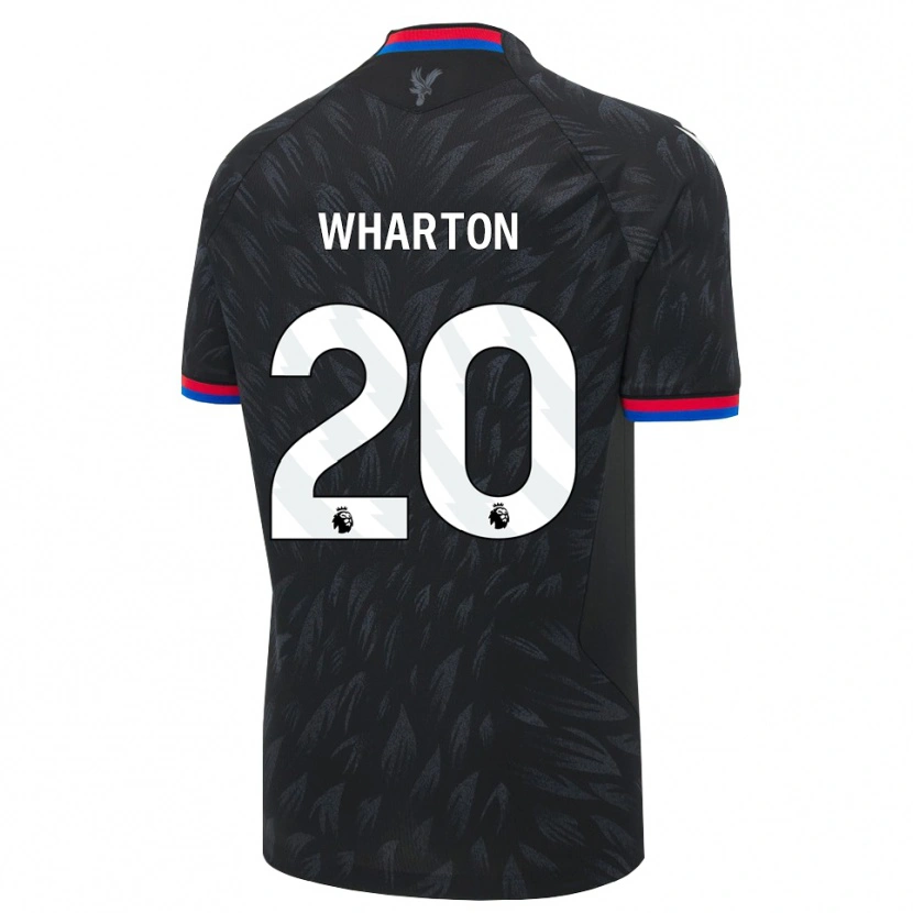 Danxen Enfant Maillot Adam Wharton #20 Noir Bleu Rouge Tenues Extérieur 2026/27 T-Shirt