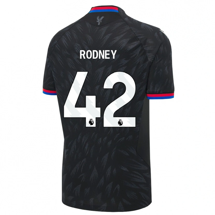 Danxen Enfant Maillot Kaden Rodney #42 Noir Bleu Rouge Tenues Extérieur 2026/27 T-Shirt