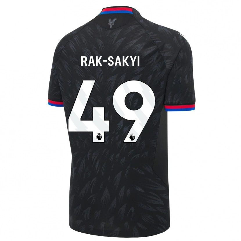 Danxen Enfant Maillot Jesurun Rak-Sakyi #49 Noir Bleu Rouge Tenues Extérieur 2026/27 T-Shirt