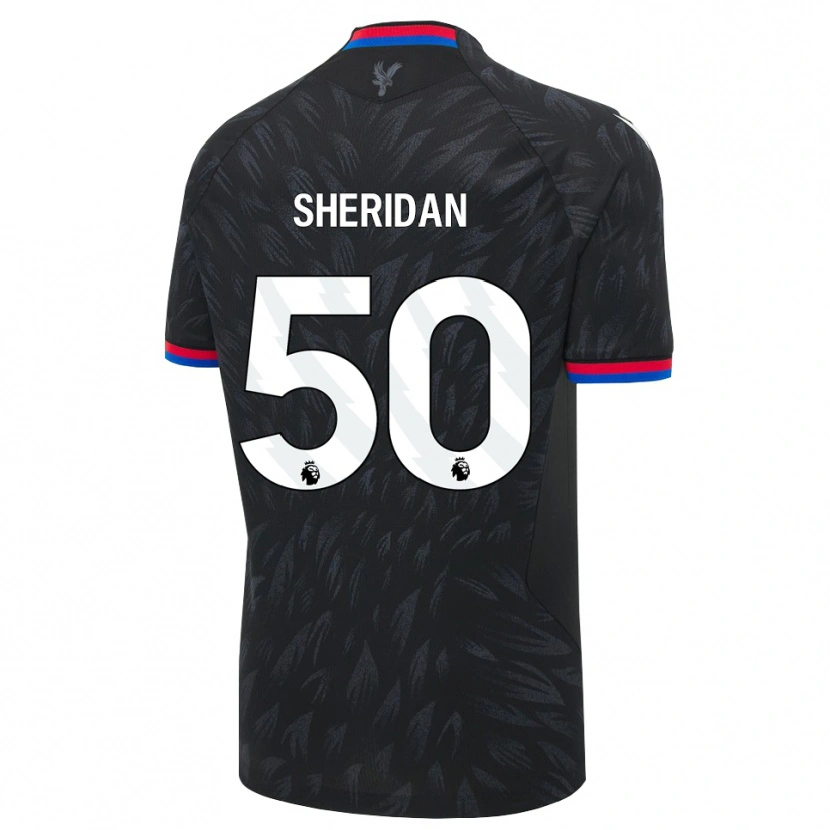 Danxen Enfant Maillot Joe Sheridan #50 Noir Bleu Rouge Tenues Extérieur 2026/27 T-Shirt