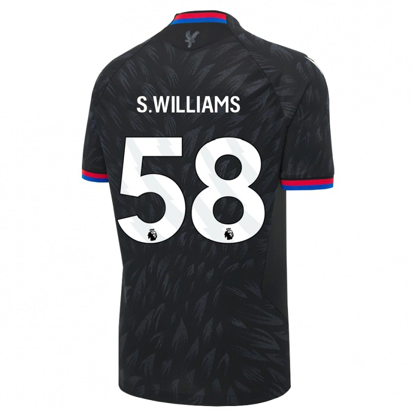 Danxen Enfant Maillot Seb Williams #58 Noir Bleu Rouge Tenues Extérieur 2026/27 T-Shirt