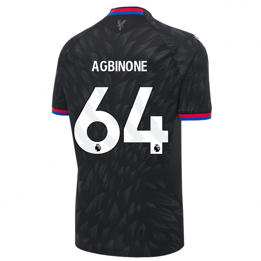 Danxen Enfant Maillot Asher Agbinone #64 Noir Bleu Rouge Tenues Extérieur 2026/27 T-Shirt