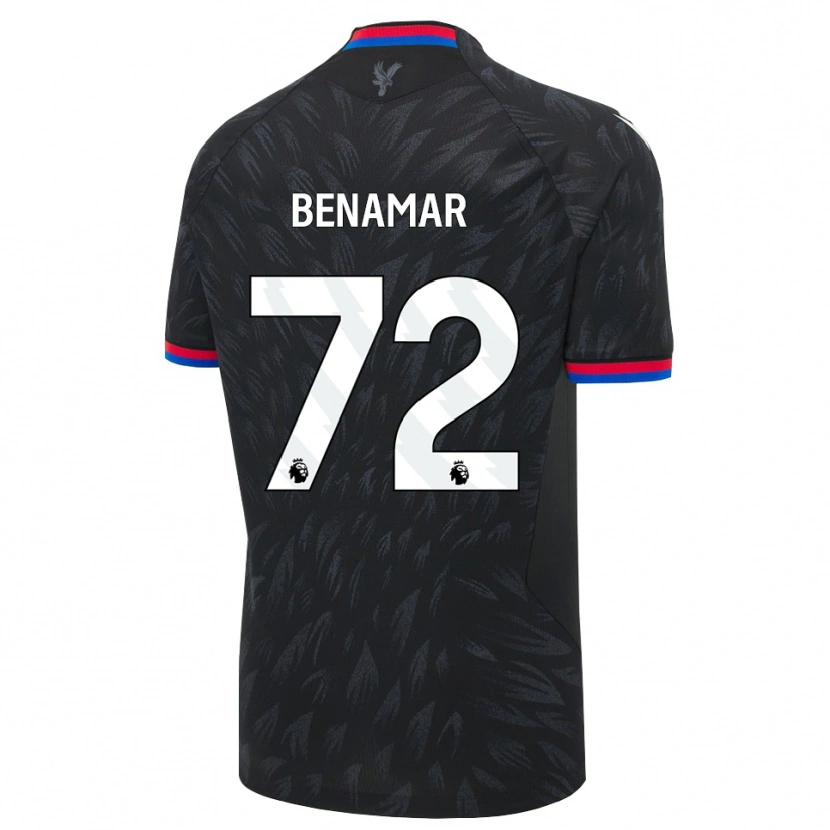 Danxen Enfant Maillot Dean Benamar #72 Noir Bleu Rouge Tenues Extérieur 2026/27 T-Shirt