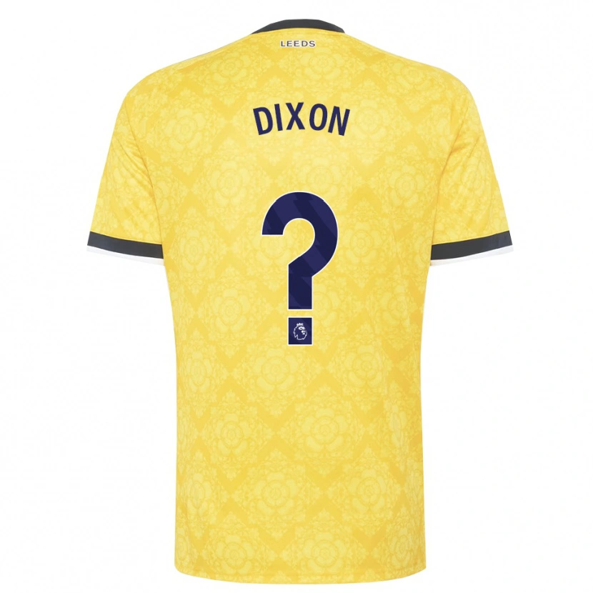 Danxen Enfant Maillot Chloe Dixon #0 Jaune Blanc Noir Tenues Extérieur 2026/27 T-Shirt