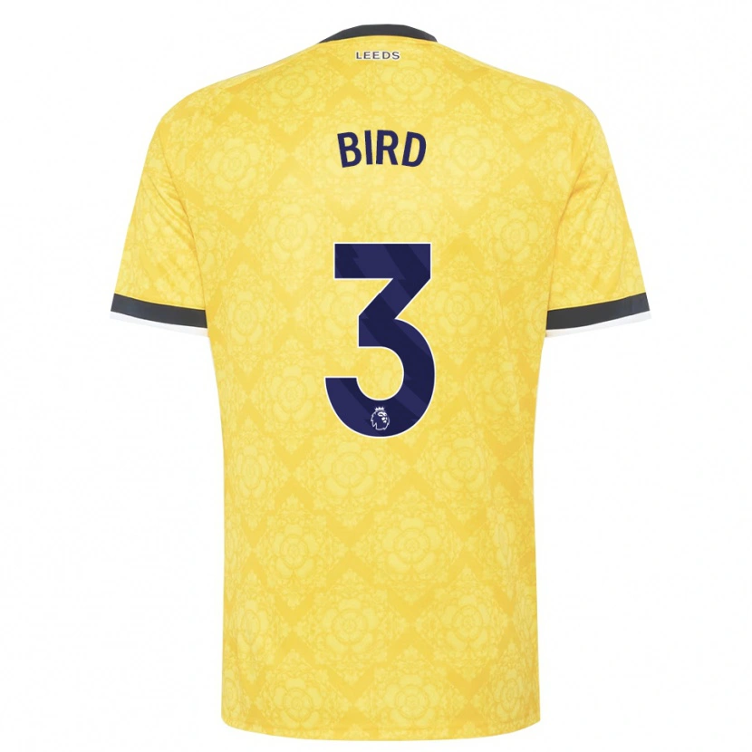Danxen Enfant Maillot Coban Bird #3 Jaune Blanc Noir Tenues Extérieur 2026/27 T-Shirt