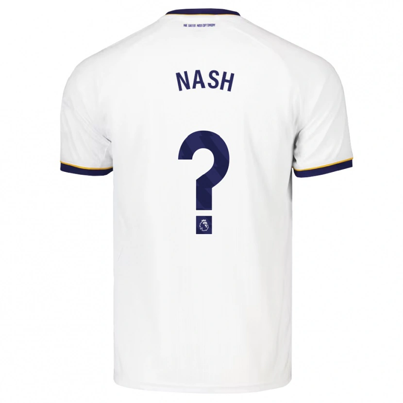 Danxen Enfant Maillot Patrick Nash #0 Midnightblue Blanc Jaune Tenues Extérieur 2026/27 T-Shirt