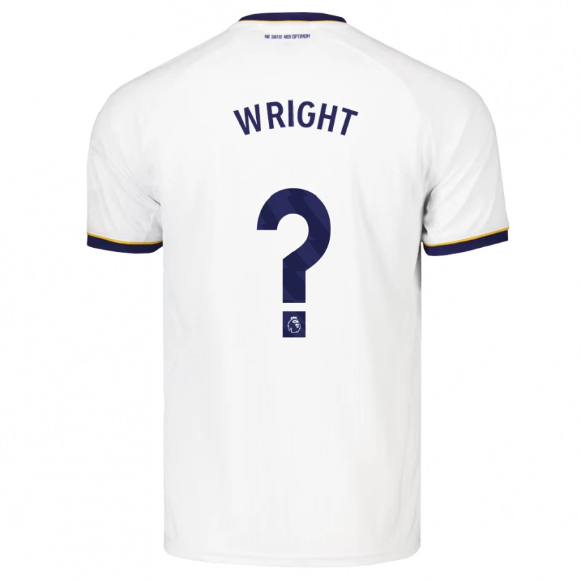Danxen Enfant Maillot Harry Wright #0 Midnightblue Blanc Jaune Tenues Extérieur 2026/27 T-Shirt