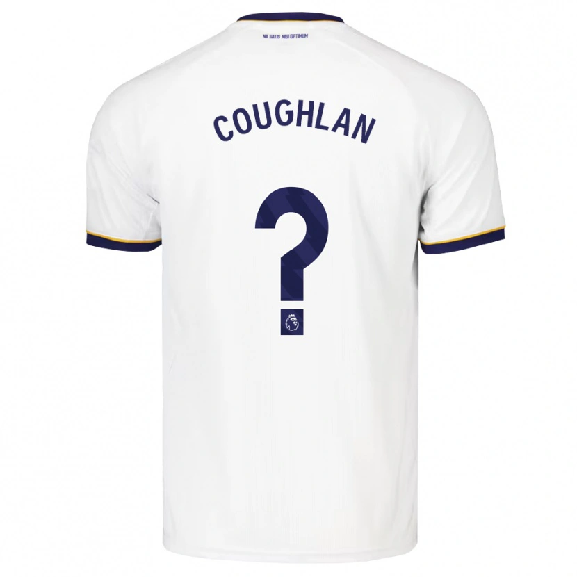 Danxen Enfant Maillot Sam Coughlan #0 Midnightblue Blanc Jaune Tenues Extérieur 2026/27 T-Shirt