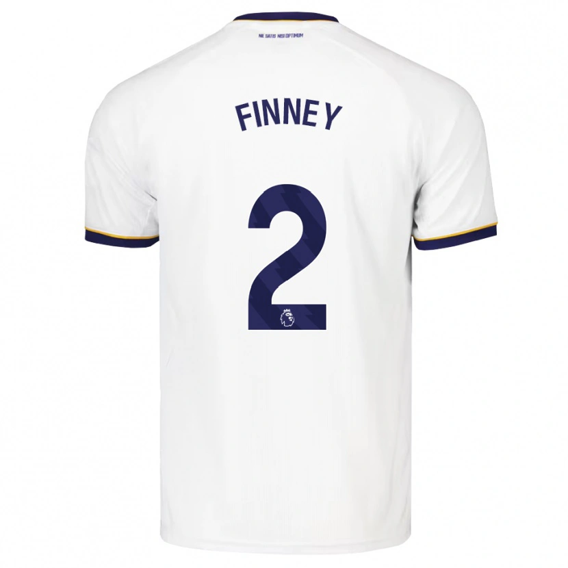 Danxen Enfant Maillot George Finney #2 Midnightblue Blanc Jaune Tenues Extérieur 2026/27 T-Shirt