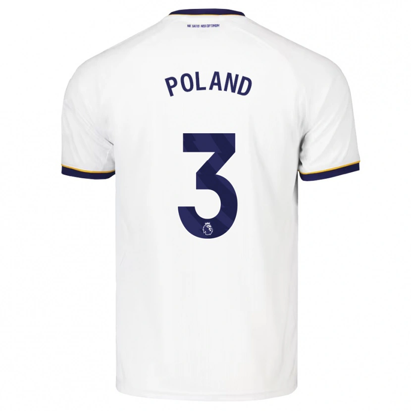 Danxen Enfant Maillot Louis Poland #3 Midnightblue Blanc Jaune Tenues Extérieur 2026/27 T-Shirt