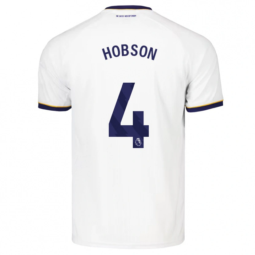 Danxen Enfant Maillot Issy Hobson #4 Midnightblue Blanc Jaune Tenues Extérieur 2026/27 T-Shirt