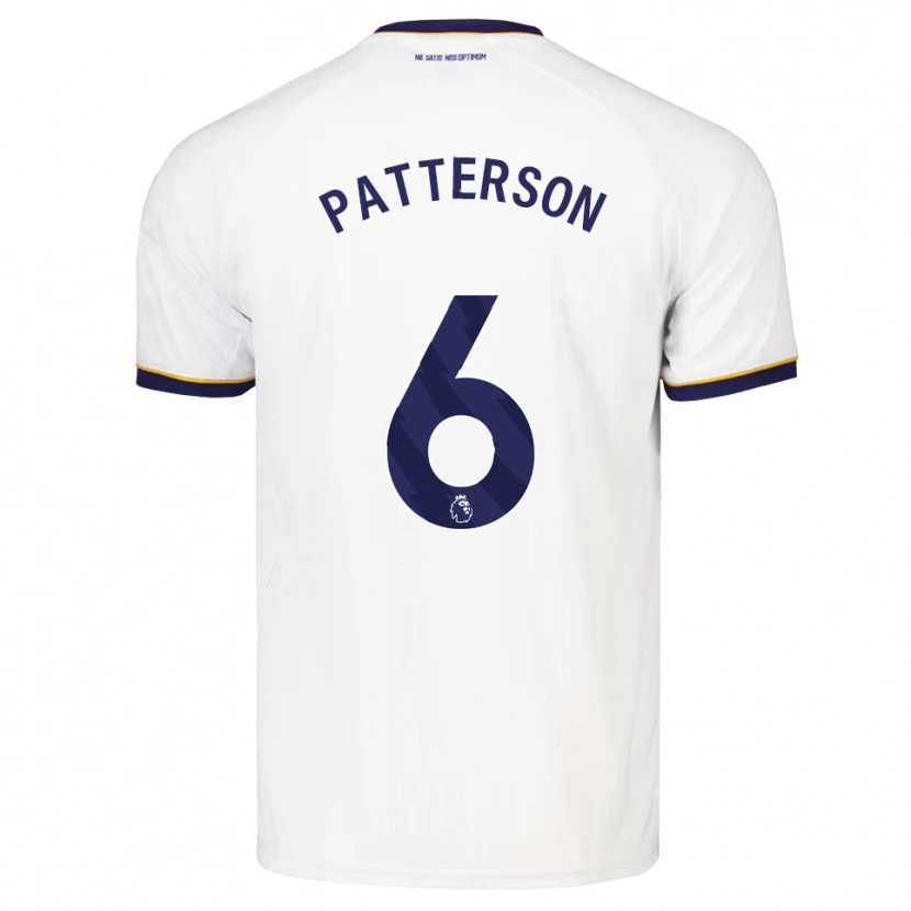 Danxen Enfant Maillot Jack Patterson #6 Midnightblue Blanc Jaune Tenues Extérieur 2026/27 T-Shirt