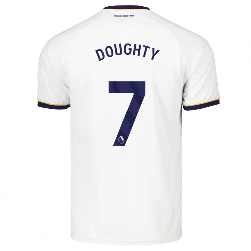 Danxen Enfant Maillot Jake Doughty #7 Midnightblue Blanc Jaune Tenues Extérieur 2026/27 T-Shirt