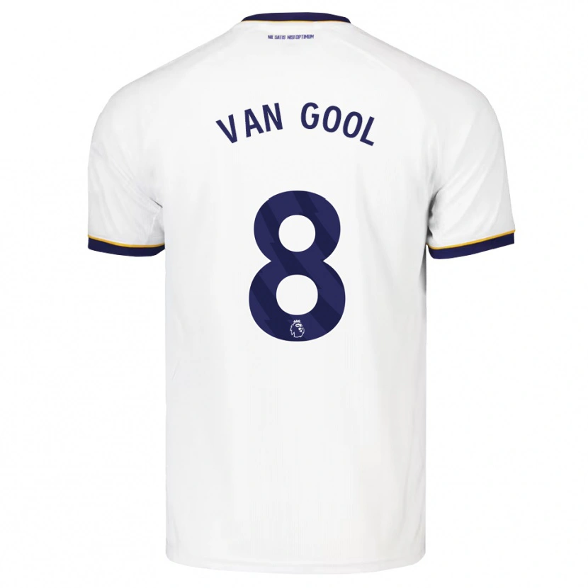 Danxen Enfant Maillot Rosa Van Gool #8 Midnightblue Blanc Jaune Tenues Extérieur 2026/27 T-Shirt