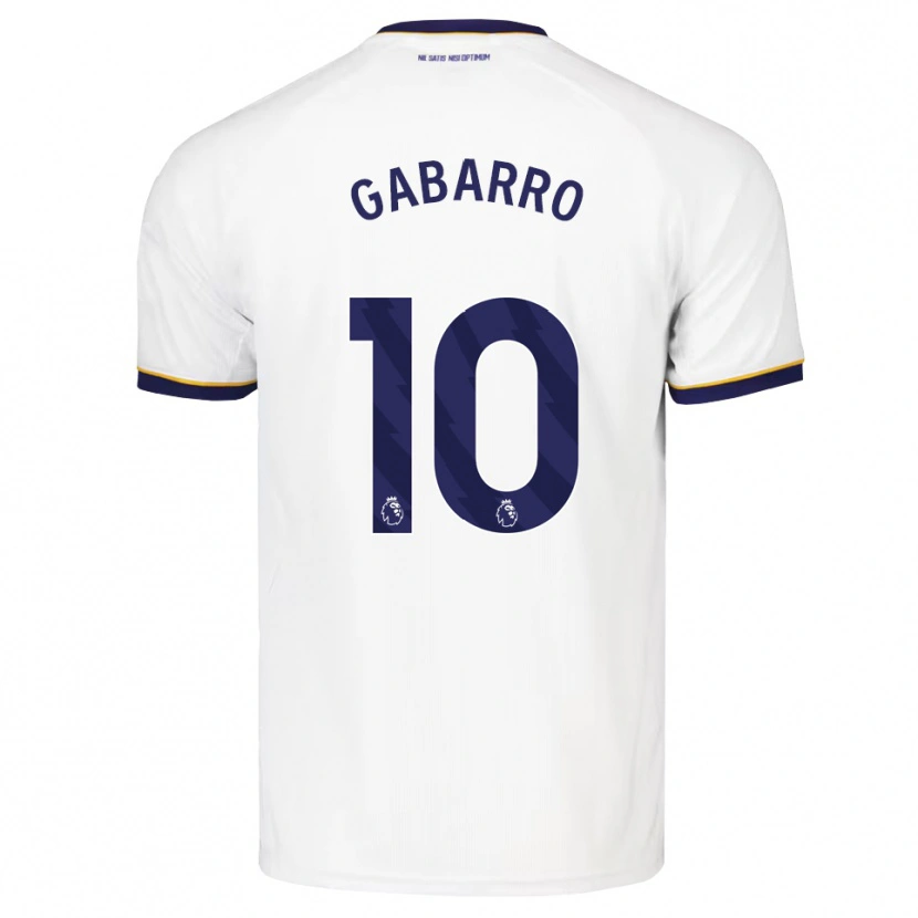 Danxen Enfant Maillot Inma Gabarro #10 Midnightblue Blanc Jaune Tenues Extérieur 2026/27 T-Shirt