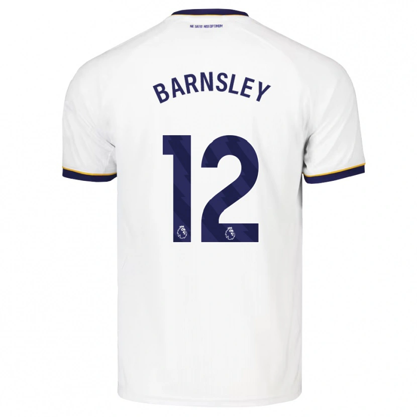Danxen Enfant Maillot Fraser Barnsley #12 Midnightblue Blanc Jaune Tenues Extérieur 2026/27 T-Shirt