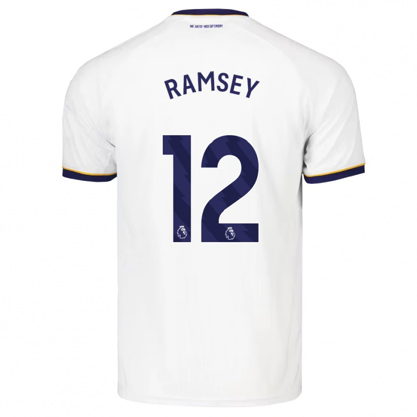 Danxen Enfant Maillot Emily Ramsey #12 Midnightblue Blanc Jaune Tenues Extérieur 2026/27 T-Shirt
