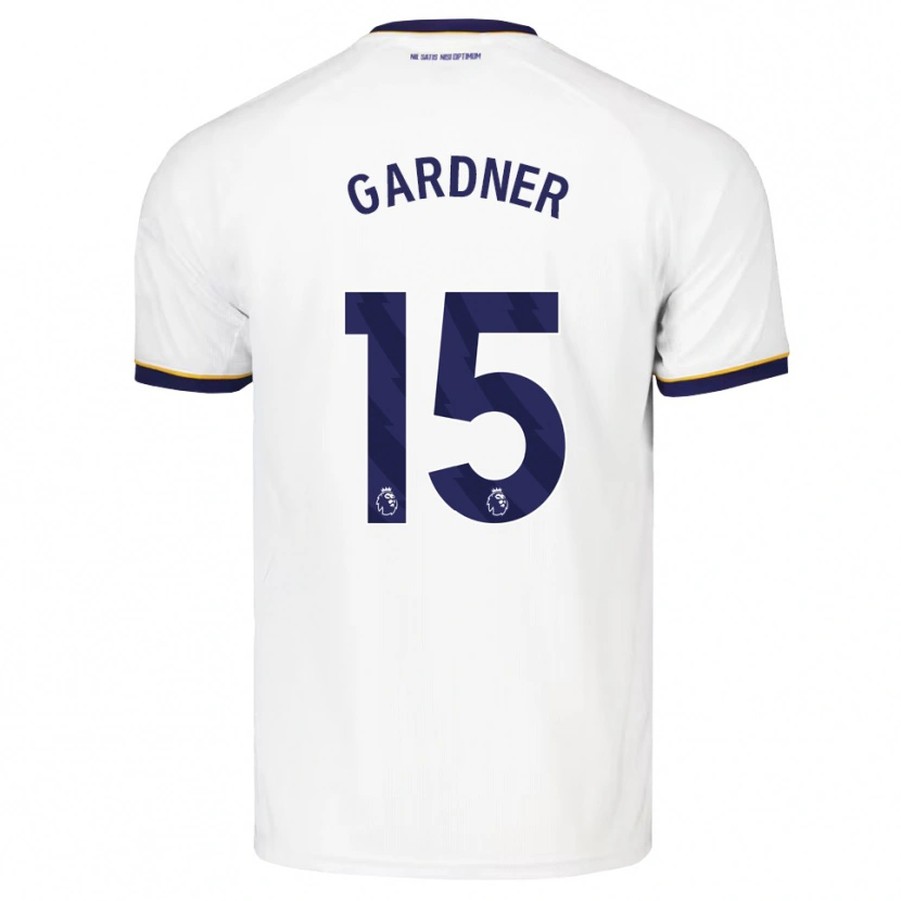 Danxen Enfant Maillot Luis Gardner #15 Midnightblue Blanc Jaune Tenues Extérieur 2026/27 T-Shirt