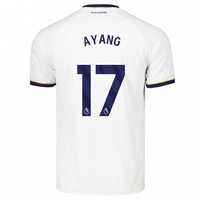 Danxen Enfant Maillot Godswill Ayang #17 Midnightblue Blanc Jaune Tenues Extérieur 2026/27 T-Shirt