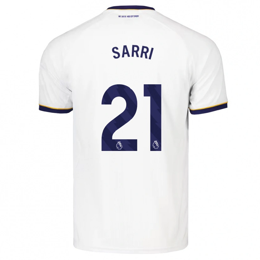 Danxen Enfant Maillot Veatriki Sarri #21 Midnightblue Blanc Jaune Tenues Extérieur 2026/27 T-Shirt