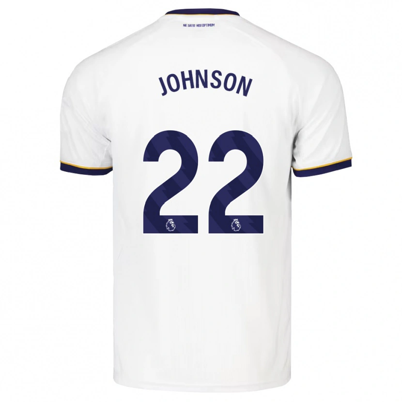 Danxen Enfant Maillot Brennan Johnson #22 Midnightblue Blanc Jaune Tenues Extérieur 2026/27 T-Shirt