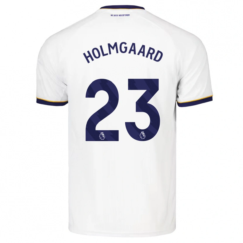 Danxen Enfant Maillot Sara Holmgaard #23 Midnightblue Blanc Jaune Tenues Extérieur 2026/27 T-Shirt