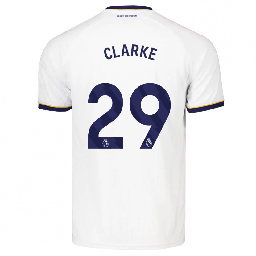 Danxen Enfant Maillot Abbey Clarke #29 Midnightblue Blanc Jaune Tenues Extérieur 2026/27 T-Shirt