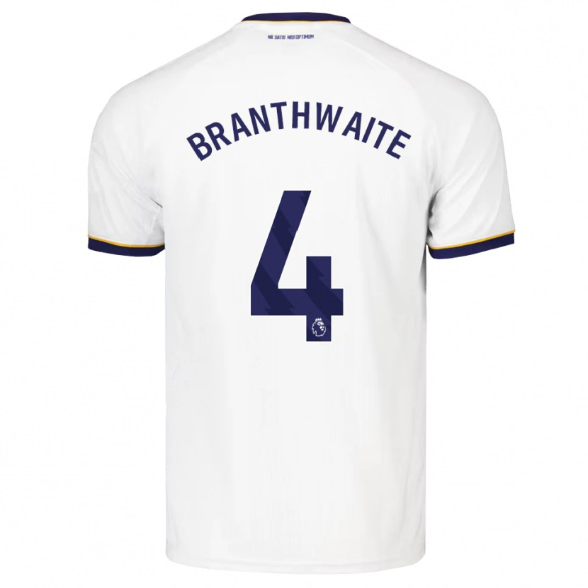 Danxen Enfant Maillot Jarrad Branthwaite #4 Midnightblue Blanc Jaune Tenues Extérieur 2026/27 T-Shirt