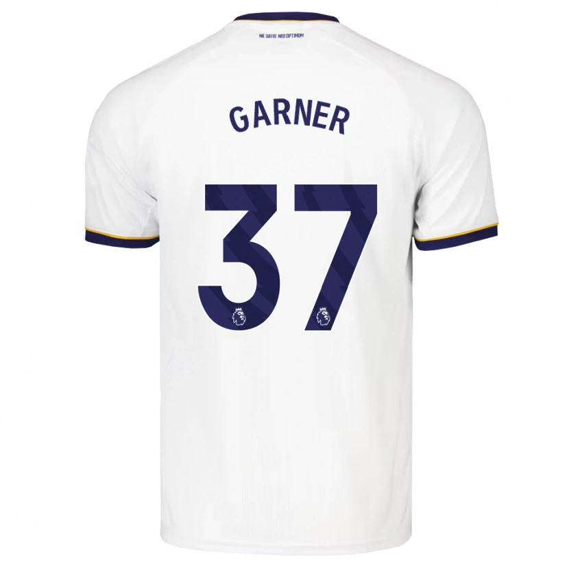 Danxen Enfant Maillot James Garner #37 Midnightblue Blanc Jaune Tenues Extérieur 2026/27 T-Shirt