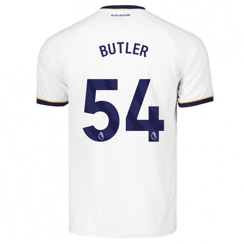 Danxen Enfant Maillot Jack Butler #54 Midnightblue Blanc Jaune Tenues Extérieur 2026/27 T-Shirt