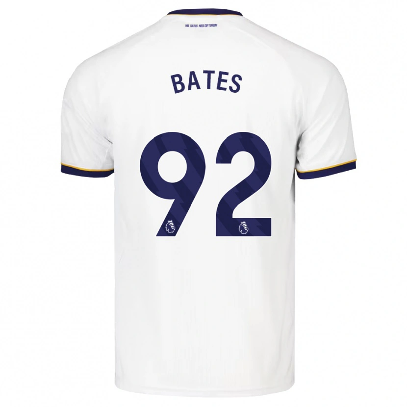 Danxen Enfant Maillot Callum Bates #92 Midnightblue Blanc Jaune Tenues Extérieur 2026/27 T-Shirt