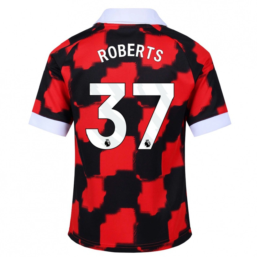 Danxen Enfant Maillot Sophia Roberts #37 Rouge Blanc Noir Tenues Extérieur 2026/27 T-Shirt