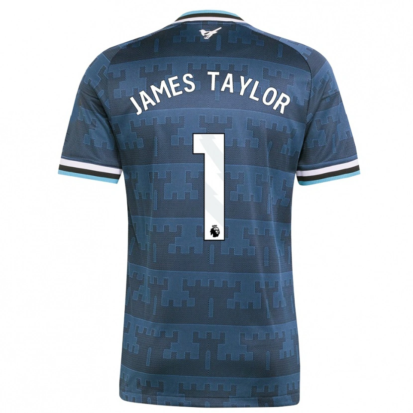 Danxen Enfant Maillot James Taylor #1 Jaune Noir Bleu Tenues Extérieur 2026/27 T-Shirt