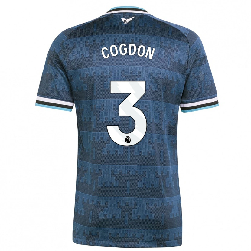 Danxen Enfant Maillot Jude Cogdon #3 Jaune Noir Bleu Tenues Extérieur 2026/27 T-Shirt