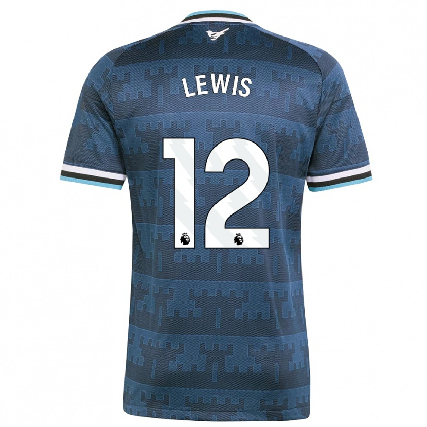 Danxen Enfant Maillot Jamal Lewis #12 Jaune Noir Bleu Tenues Extérieur 2026/27 T-Shirt
