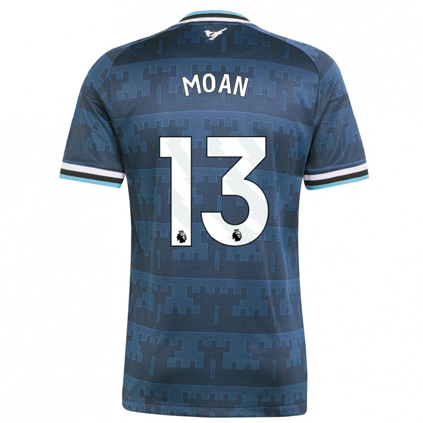 Danxen Enfant Maillot Claudia Moan #13 Jaune Noir Bleu Tenues Extérieur 2026/27 T-Shirt