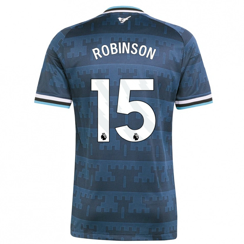 Danxen Enfant Maillot Charlie Robinson #15 Jaune Noir Bleu Tenues Extérieur 2026/27 T-Shirt