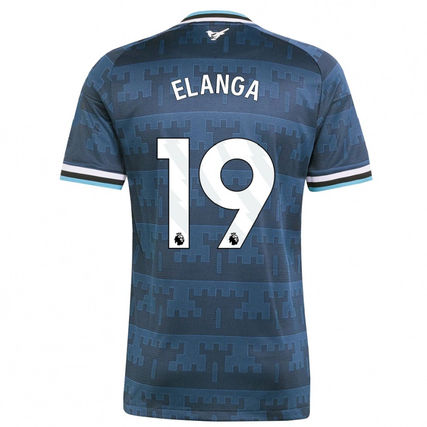 Danxen Enfant Maillot Anthony Elanga #19 Jaune Noir Bleu Tenues Extérieur 2026/27 T-Shirt